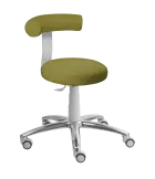 LZ83 G - V stolička otočná, výška sezení 54-74 cm, koženka SILVERTEX - koženka olivová 30513